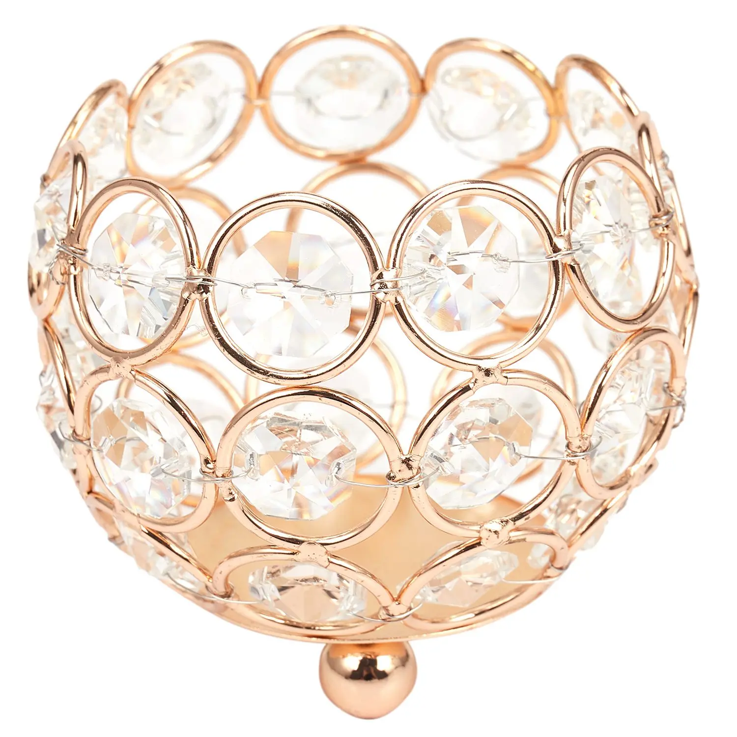 L65A-Candle Holders Gold Crystal Candlestick Candle Lantern Candelabra Home Decoration Wedding Party Pencil Container