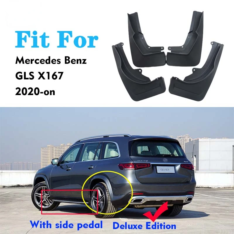 Mudflaps FOR BENZ GLS GLS450 GLS350 2020-2024 MUDGUARD SPLASH MUD FLAP GUARD FENDER MUDGUARDS CAR ACCESSORIES