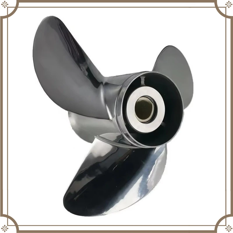 Stainless Steel Outboard Propeller for 50-130HP, 14X12-K 13.8X13-K 13 1/2X14-K 13 1/2X15-K 13X17-K