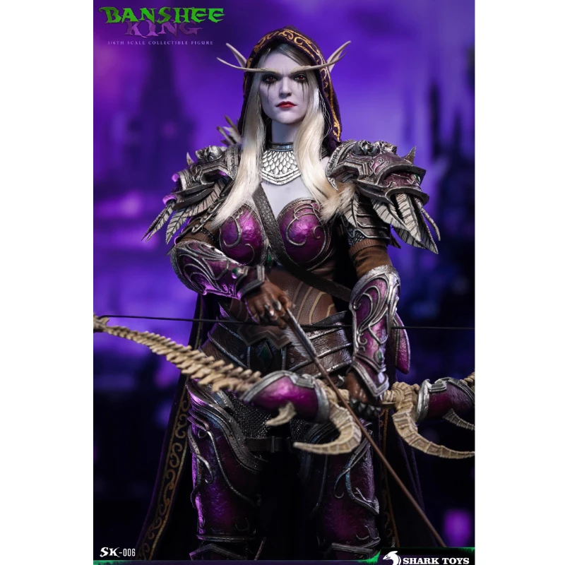 

В наличии SHARK TOYS SK-006 Banshee King Sylvanas Windrunner 1/6 Soldier Doll Аниме Фигурка Игрушка Подарочная Коллекция Модель