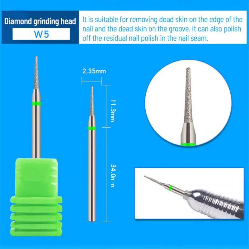 Tungsten Nail Drill Bit Carbide Milling Cutters Flame Shape Nail Sander Tips Gel Polish Remover Manicure Accessories