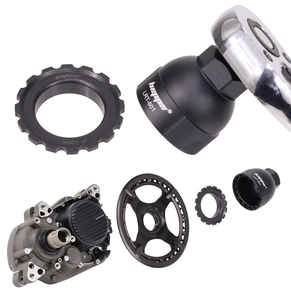 HEPPE E-Bike Motor-Sicherungsring Montage- und Demontagewerkzeug für Shimano E6100 E7000 E8000 E8050 EP8 Motor – Detail 29