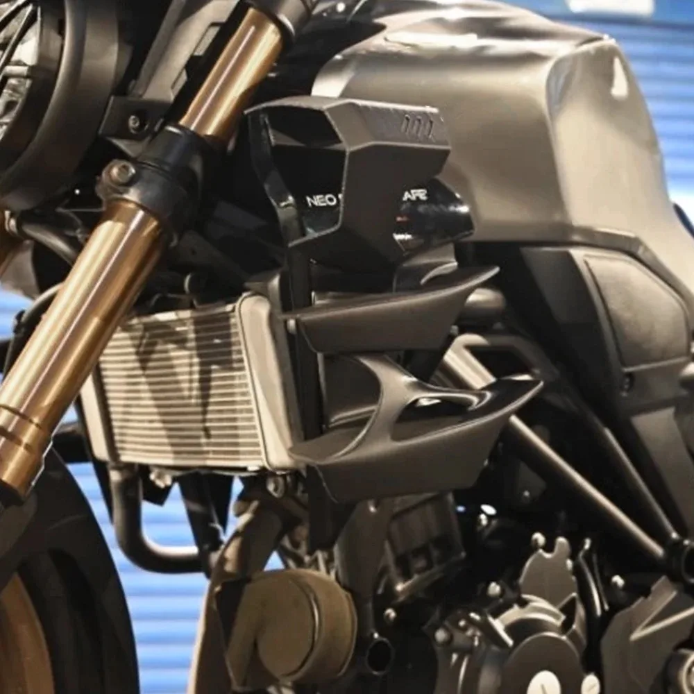 ملحقات جديدة لهوندا CB300R CB300 R 2019-2025 2024 جناح جانبي سبويلر جانبي للدراجة النارية سبويلر أمامي سبويلر سفلي جناح ثابت