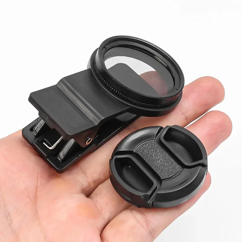 Professional 37mm CPL Polarizer Filter Circular Camera Clip Kit Universal Protable Phone Camera Lens Clip for iPhone Samsung