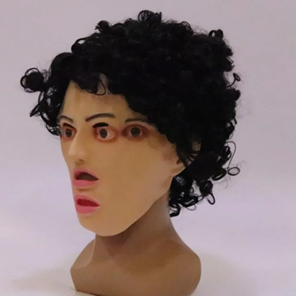 Horror Horror Double Eyes Face Mask Hood Horror Haunted House Haunted Festival Dress Up Halloween Scary Double Shadow Man Masks - Aliexpress Deal
