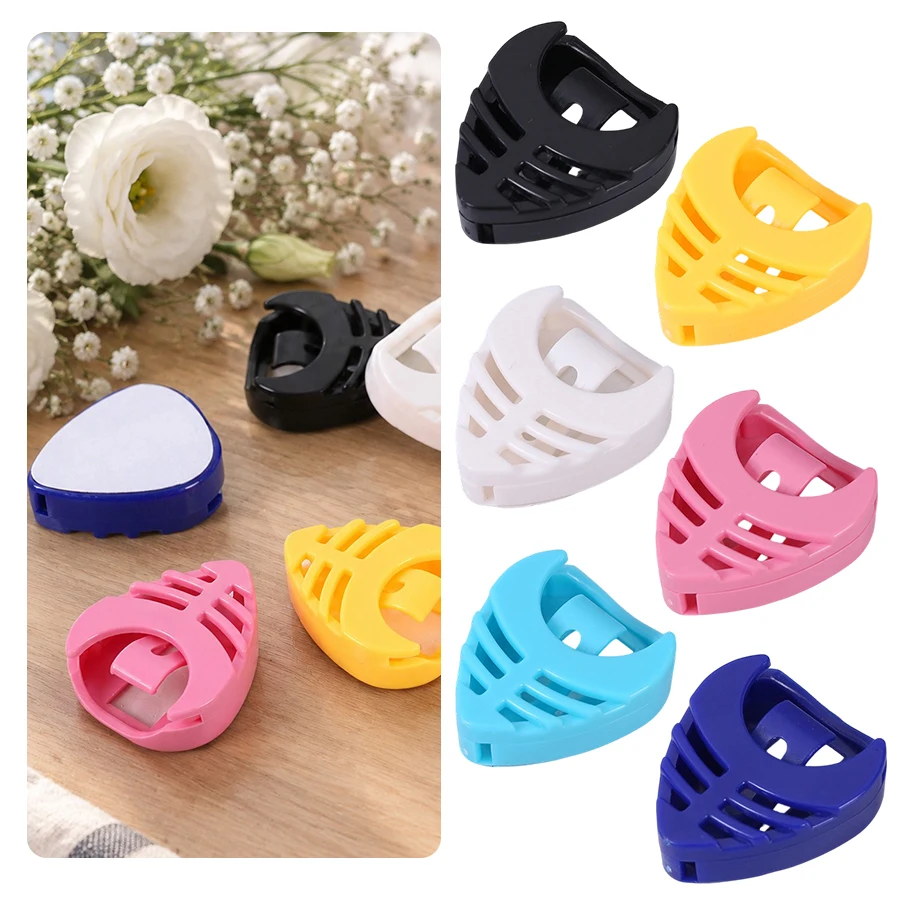 2/5PCS Heart Shaped Plastic Guitar Picks Holder Box Plectrum Storage Organizer String Instruments Music Lovers Holiday Gifts ZYF
