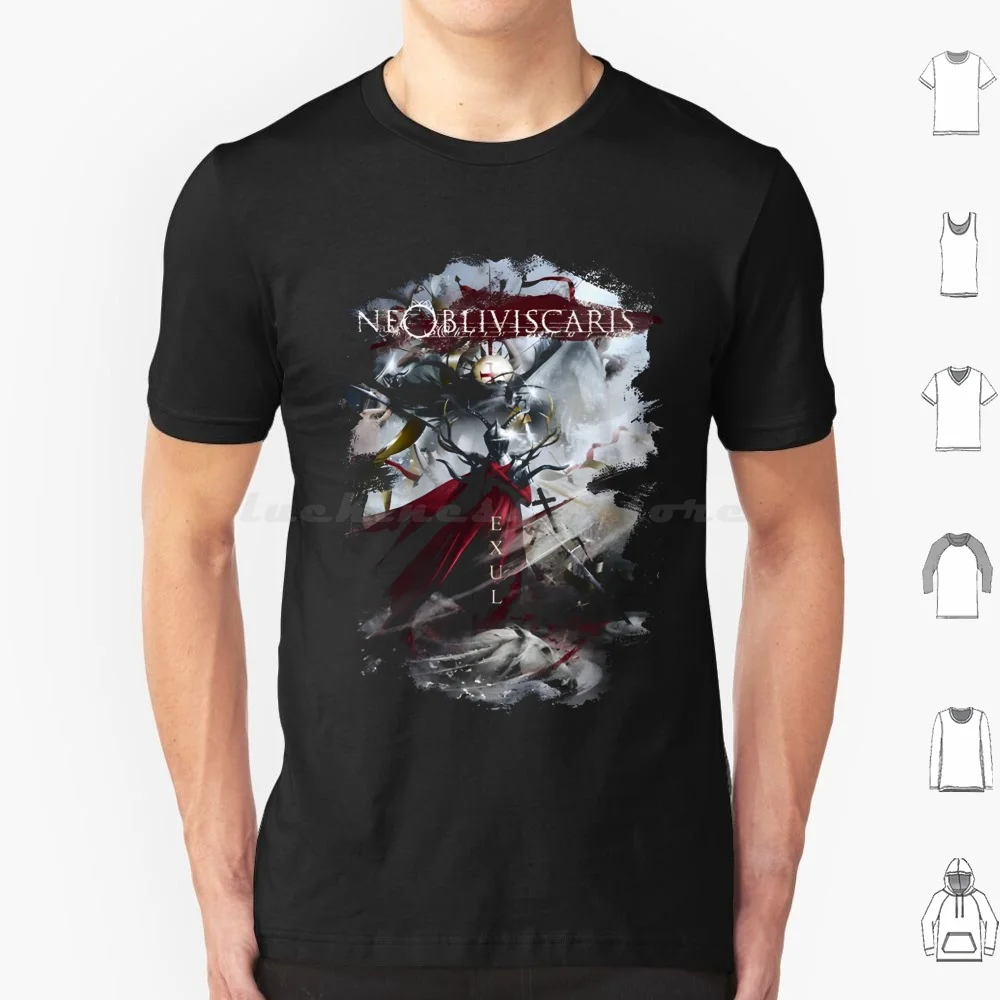 Ne Obliviscaris-Exul Обложка футболка большого размера 100% хлопок Ne Obliviscaris забудьте не забудьте о том, не забудьте