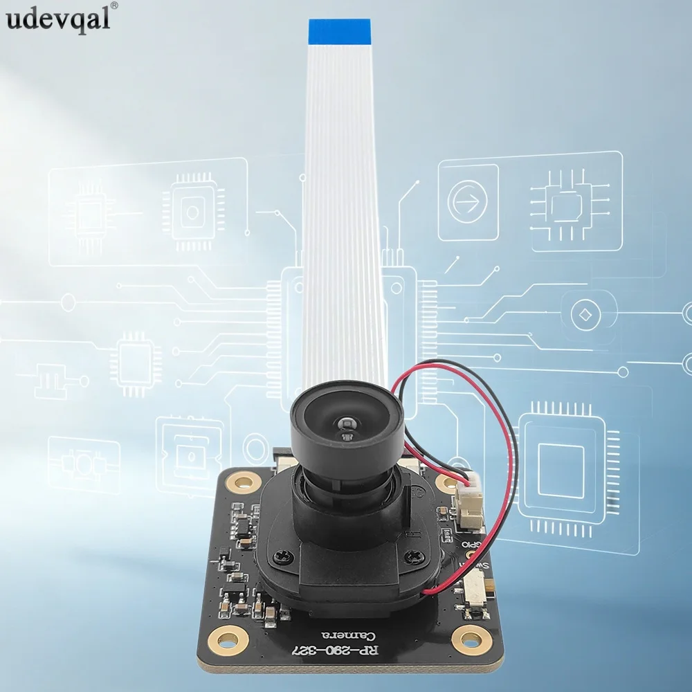 IMX290 Camera Module for Raspberry Pi 5 4B 4 3B 3 ZERO 2W 1920*1080 2MP IR-CUT Night Vision 83 Degrees Adjustable 3.95MM Focal