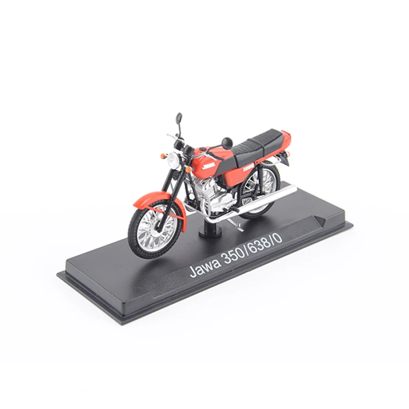 JAWA-638 soviético de plástico a escala 1:24, modelo de motocicleta grande MDM002, clásicos, nostalgia, juguetes para adultos, regalos de recuerdo, pantalla estática