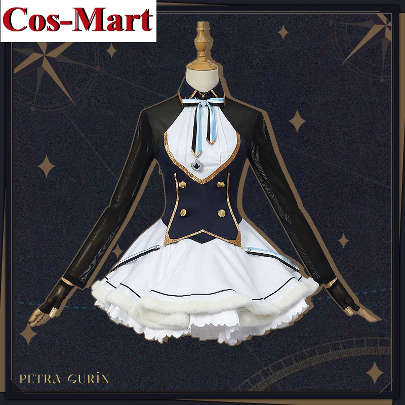 Disfraz de Cosplay de Cos-Mart Anime VTuber EN Petra Gurin, precioso vestido uniforme dulce, ropa de juego de rol para fiesta de actividades, hecho a medida
