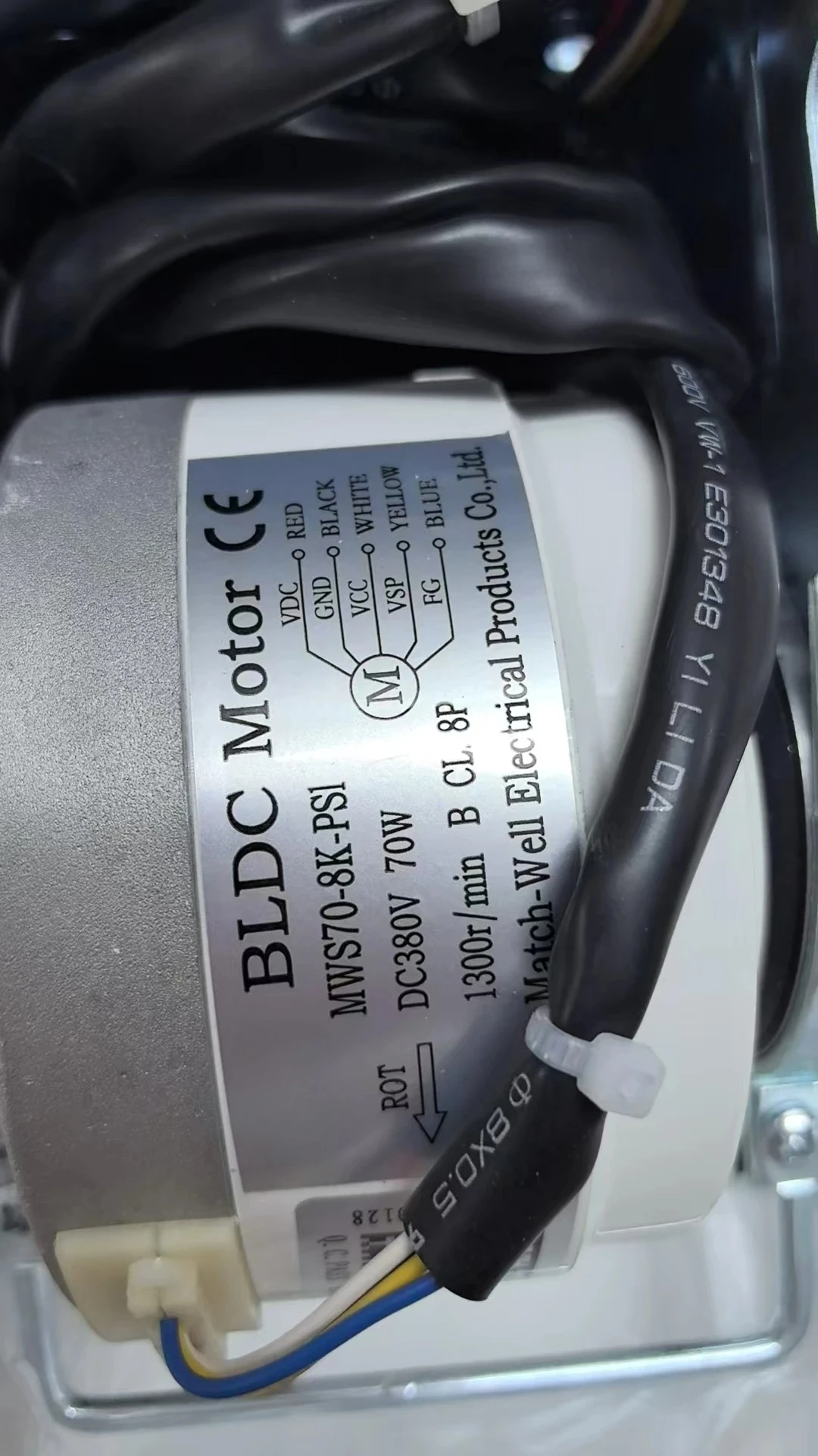 New Fan Motor MWS70-8K-PS1 MWS60-8K-PS19 MWS90-8K MWS30-8K-PS for Central Air Conditioning