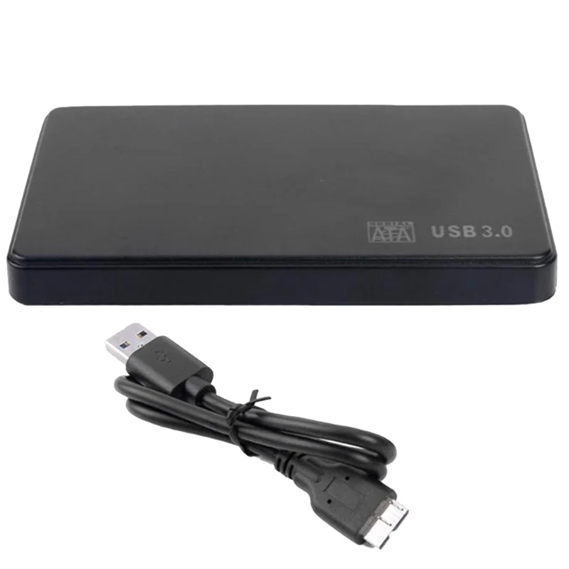 

2.5In SATA to USB 3.0 Solid State Enclosure Mobile Hard Disk Cassette with USB3.0/2.0 Cable for HDD SSD External Storage-AB01