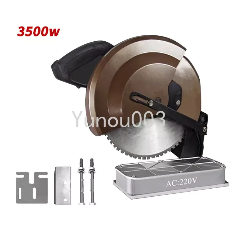 14 Inch Metal Cold Cutting Saw Variable Frequenc Stainless Steel Plate Cold Cut Saw Household Professional Rebar Cutting Machine