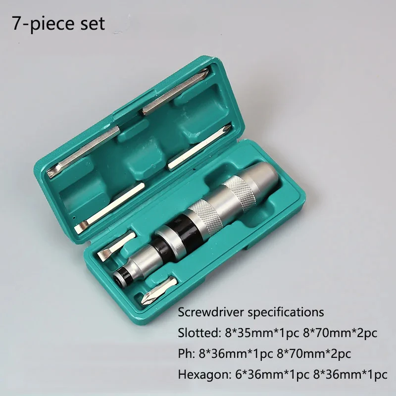 

Impact Driver Screwdriver Hand Tools Portable For Loosening Bolts Remove Stubborn Fasteners Screwdriver Set