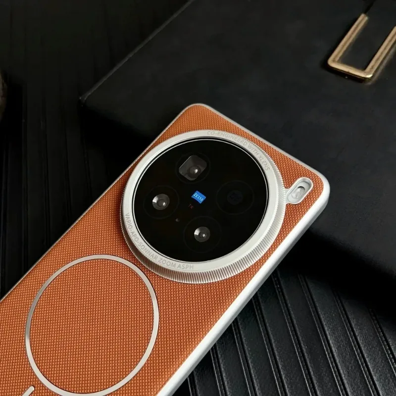 Para vivo x200s, x200 pro, x200 ultra, x200 pro mini caso elvv magnético couro do plutônio dropproof + pc duro anti-impressão digital capa de telefone