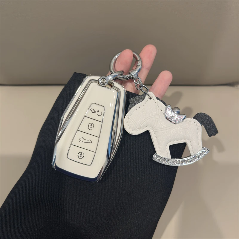 TPU Car Remote Key Case Cover Shell per Geely Coolray Boyue NL3 Atlas Emgrand X6 X7 EX7 GT GC9 Borui Protect Keyless Fob