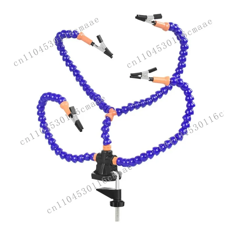 Multifunctional welding auxiliary tool set, four-claw welding table PCB bracket flexible arm welding model maintenance