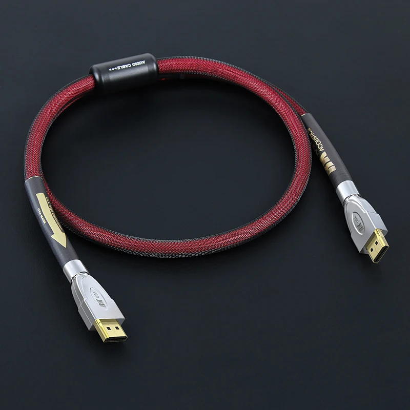 RANKO ACOUSTICS RVH-2023 ROSEFINCH SERIES 6N single crystal copper silver plated HDMI digital cable