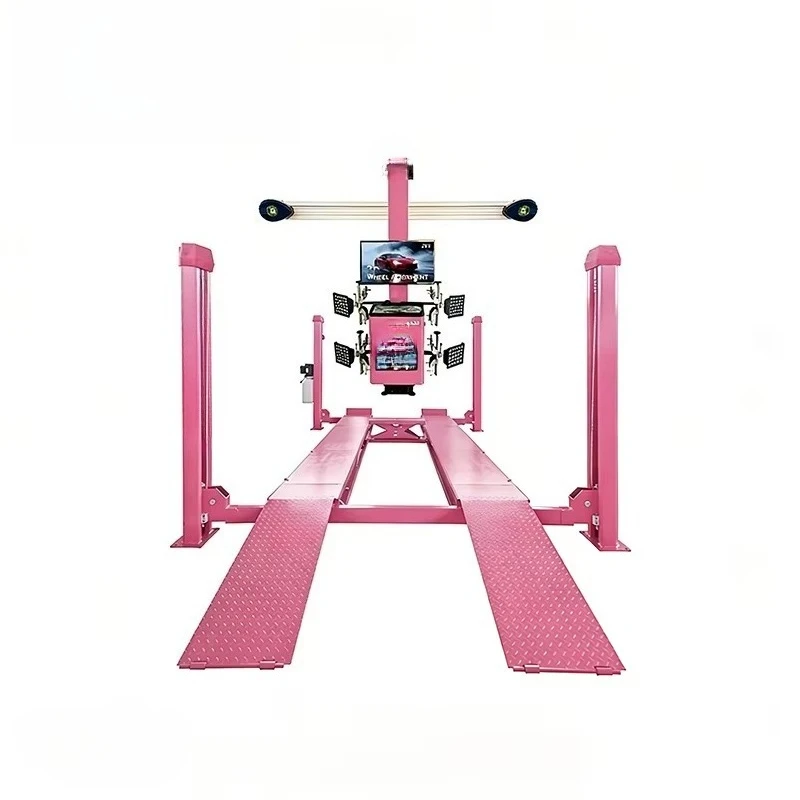 Picture 4: Wholesale High Performance Four-Wheel Positioning Wheel Alignment Machine Full Set with 4 Post Car Lift