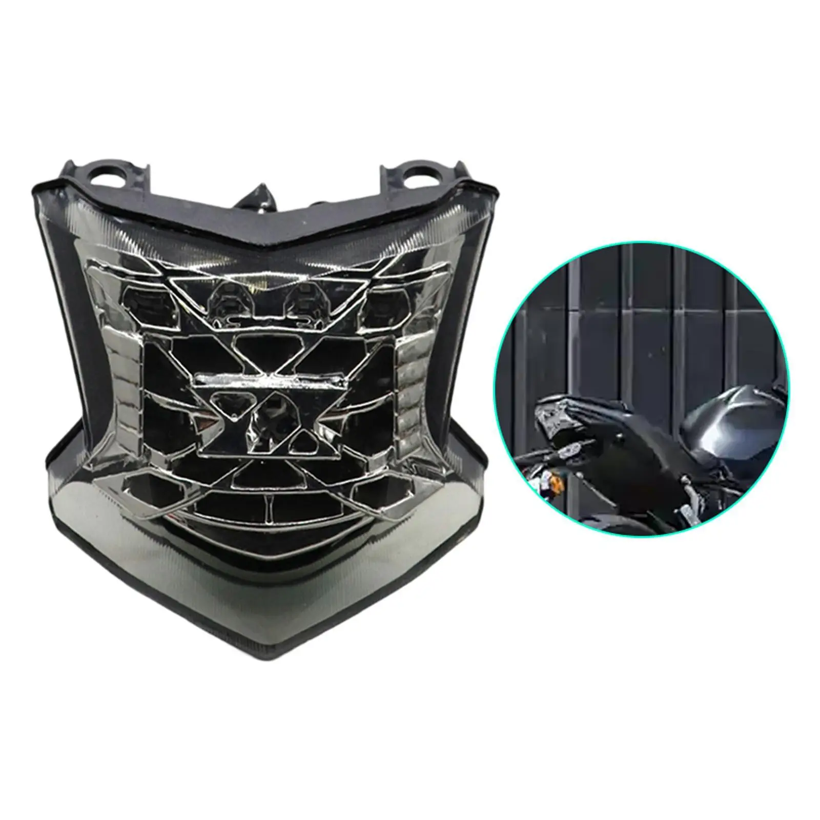 

LED Tail Light Integrated Turn Siginal Replacement Lightweight Easy to Install