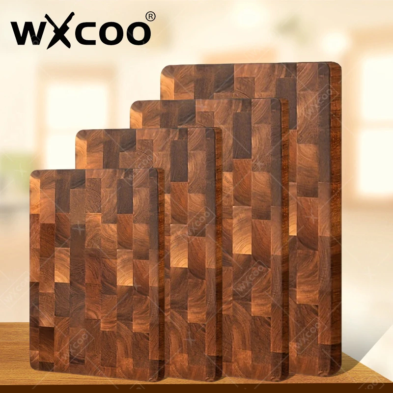 

WXCOO разделочная доска, деревянная двухсторонняя кухонная разделочная доска, разделочная доска для овощей, фруктов, мяса, кухонные домашние инструменты