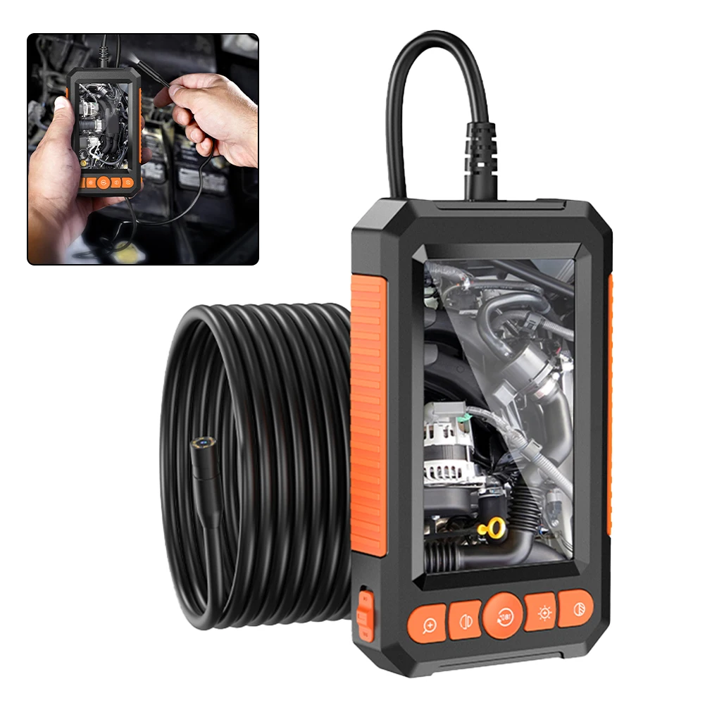 Borescope Inspection Tool Equipped with a Bright LCD Display Two Lenses for Enhanced Viewing Capabilities in Any Environment
