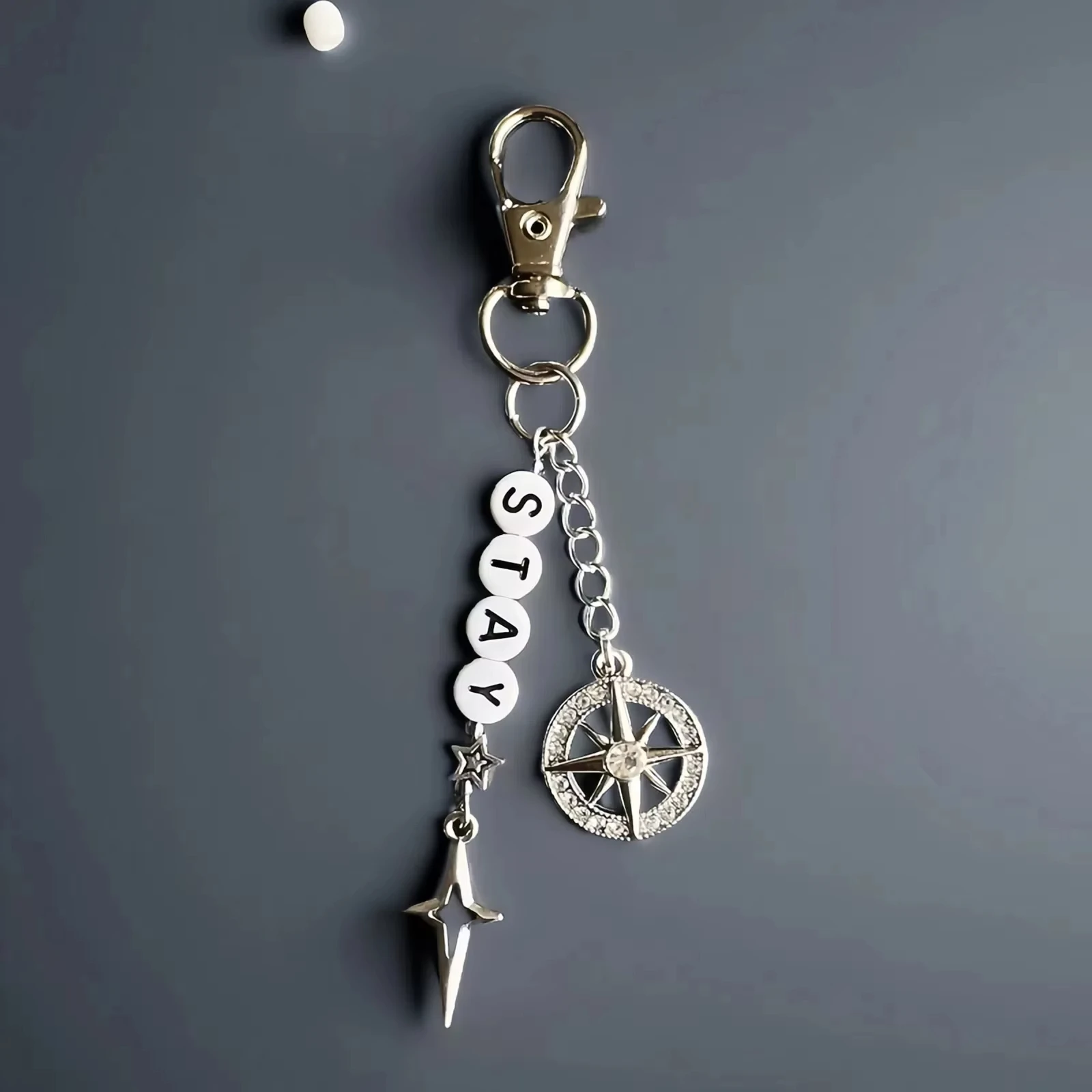 Handmade Stray Children Stay Kpop Beaded Keychain/Keyring Concert Accessories Jewelry Gift Ideas Skz Phone Bag Charm view 4
