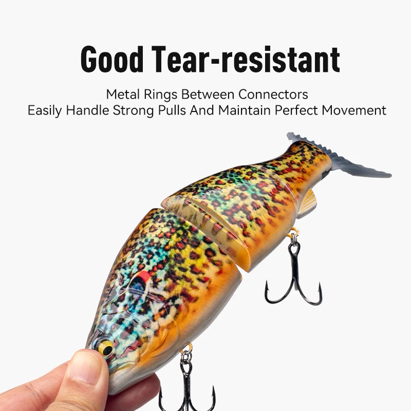 LEYDUN JOINTED CLAW SATCHET 184mm 2.5OZ Fishing Lures joint body Glide  Swimbaits Floating powerful S-shaped big Hard baits bass - AliExpress 18