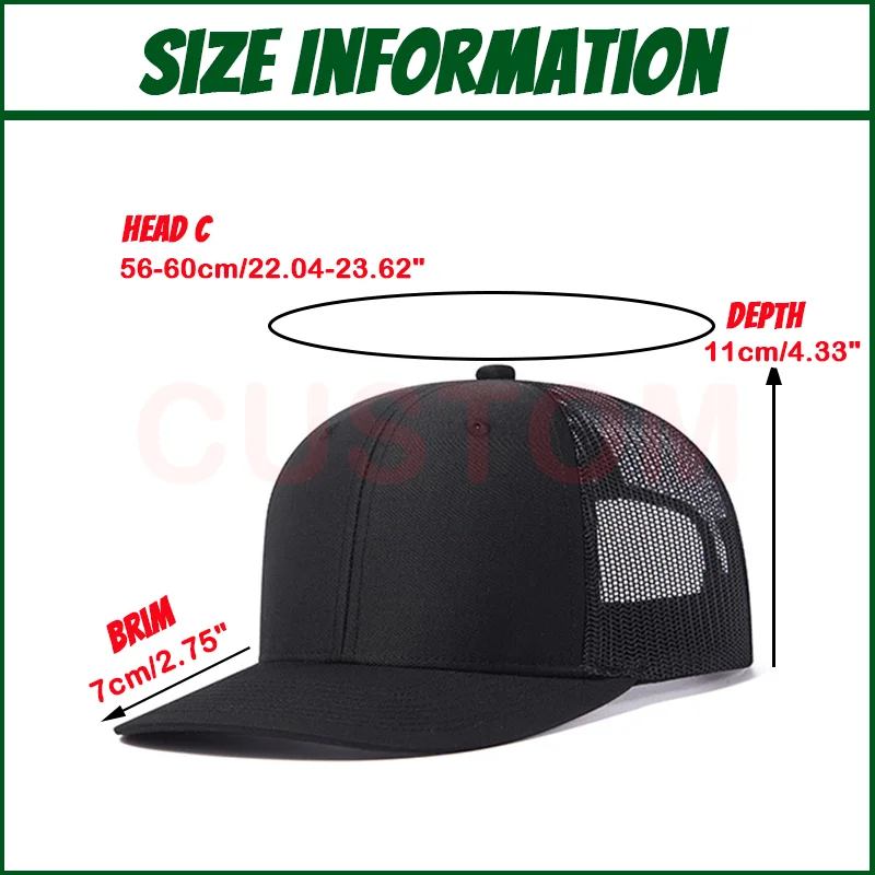 Fedoryn Custom Embroidery Baseball Cap for Men and Women DIY Design Mesh Cap LOGO Print Hat Quality Truck Hat Wholesale Unisex image 3
