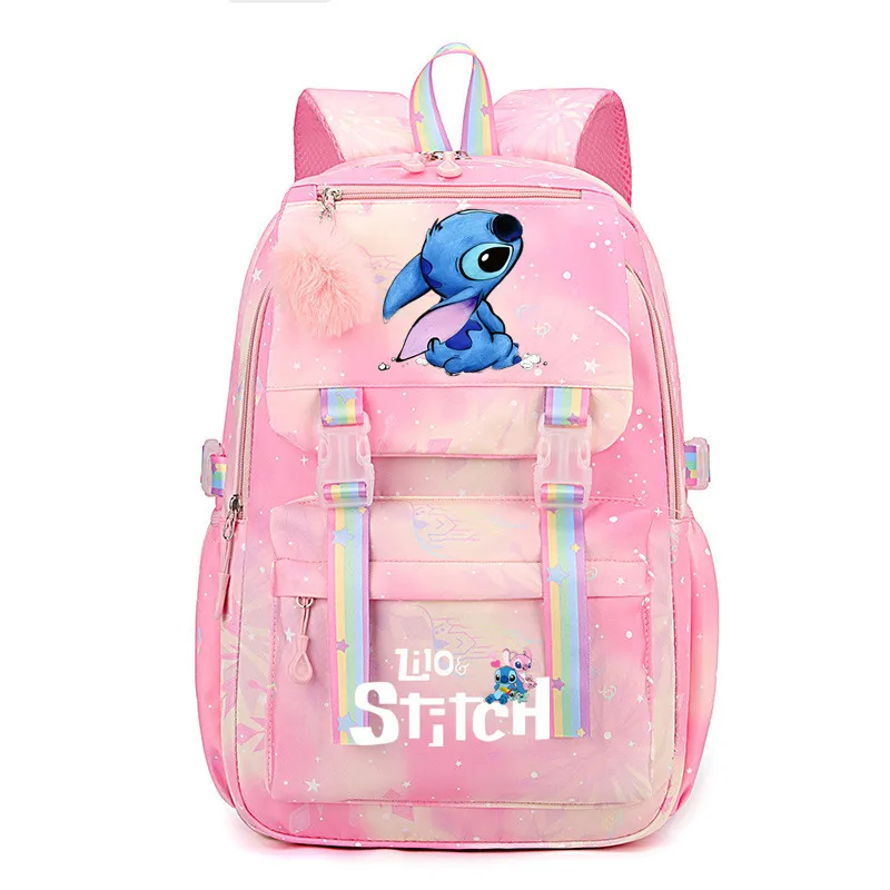 Disney Stitch Backpacks Women Backpack Female Travel Bag Backpacks Schoolbag for Teenage Girls Bookbag Mochila