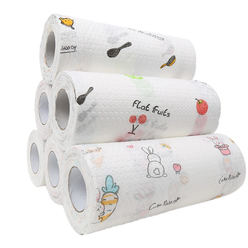 Disposable Kitchen Tissue, Dry And Wet Dual-use Household Cleaning Papers, Kitchen Paper Cloth, Special Paper Towels