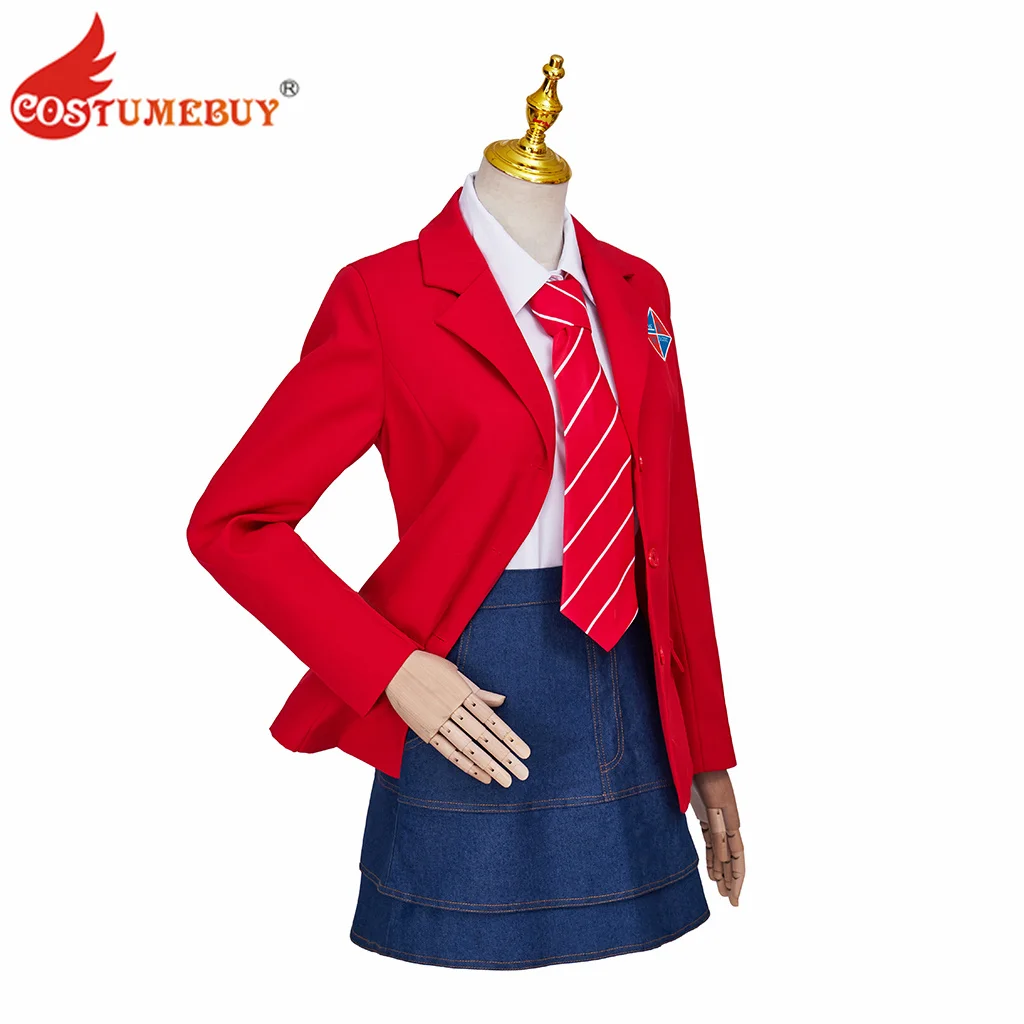 Rebelde Cosplay Costume Red High School Uniform Coat Shirt Necktie Full Set Blazer Suit Halloween Outfits for Men Women