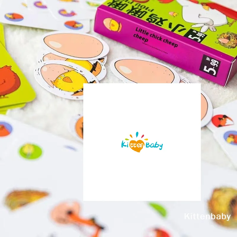 

1 комплект, интеллектуальный подарок на день защиты детей, настольная игра с курицей чиу чиу, выращенная без детей, повседневные вечерние карточные игры