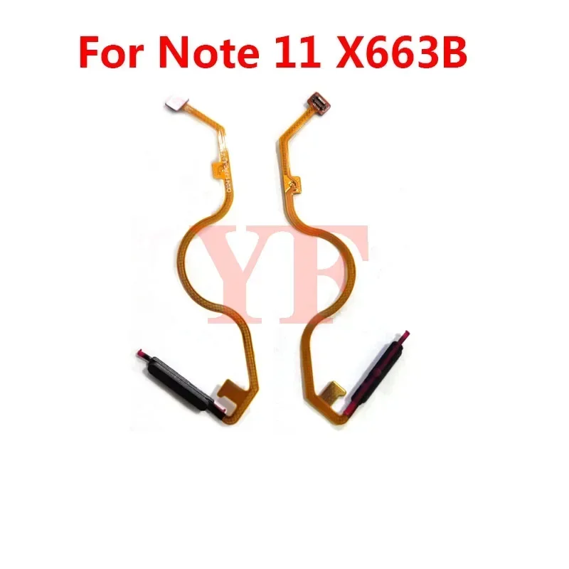 

Для Infinix Hot 11s X6812 11 Play NFC Note 11 12 X663B сканер отпечатков пальцев Сенсорный ID сенсор Кнопка возврата Главная кнопка гибкий кабель