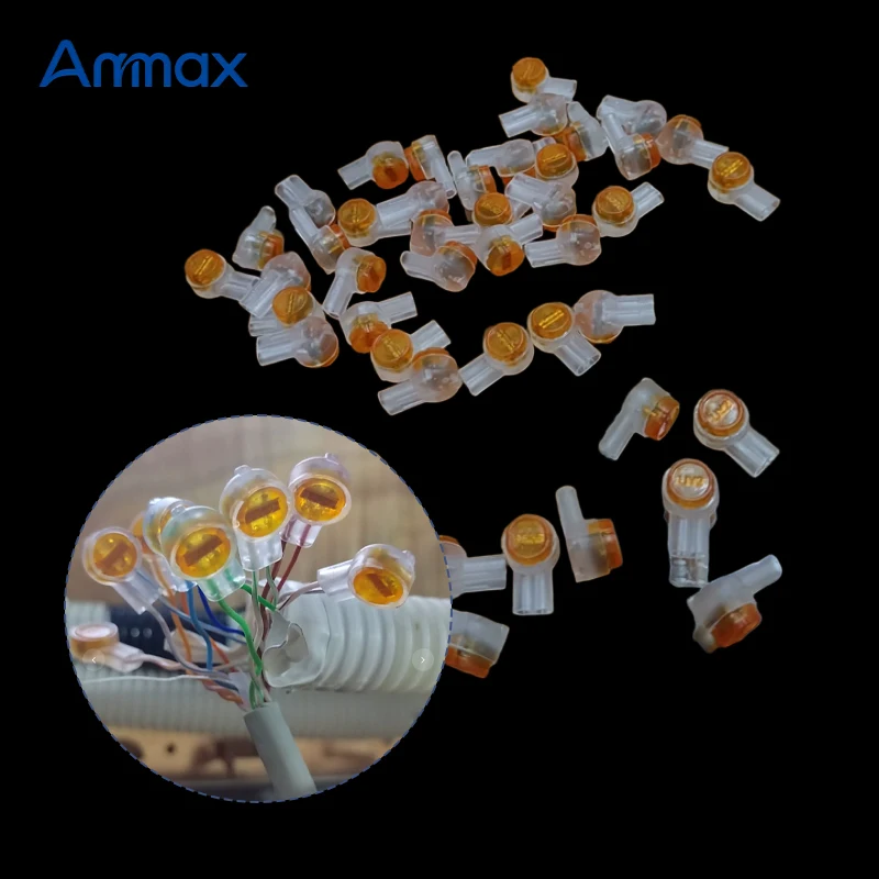 30/50/100Pcs UY Wiring Sub Network Cable Wiring Sub K1 K2 K3 Connector Waterproof Wiring Network Cable Telephone Line Terminal