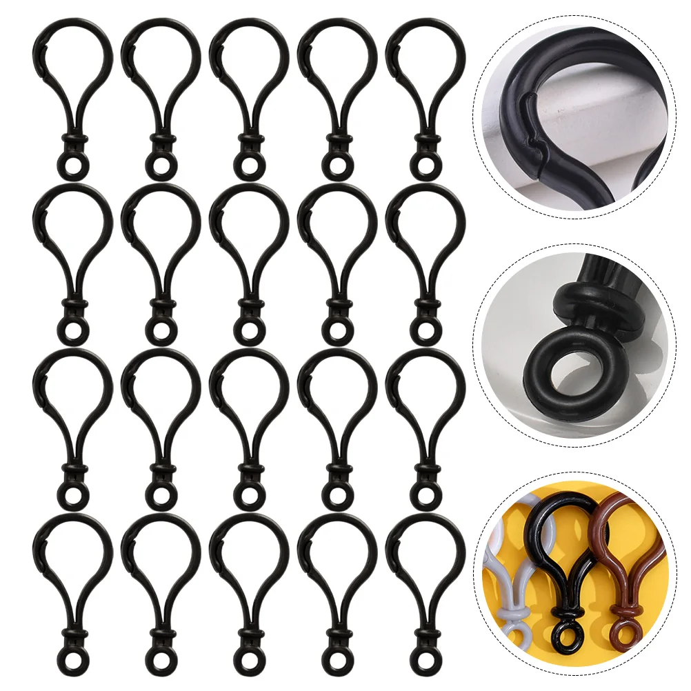 

32Pcs Thick Lobster Clasps Plastic Keychain Clips Multi-Function Lanyard Clips DIY Bracelet Necklace Accessories Portable Key