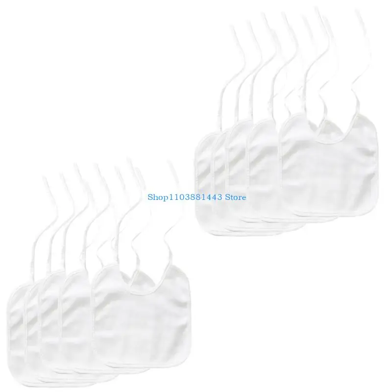 

Q6RE Upgrades Baby Dribble Bibs Water Resist Newborns Bibs for Painting & Teething