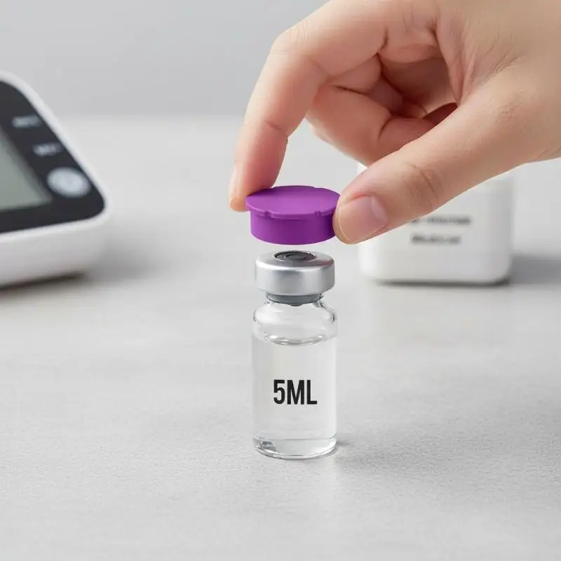 6Pcs Glass Vials Protective Silicone Caps Leakproof Reusable For Insulin Bottles Eyeshadow Cream Containers