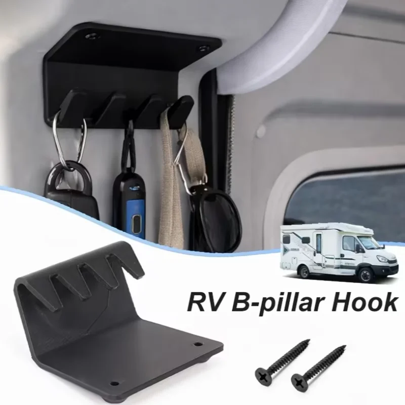 

1Set Motorhome B-Pillar Coat Hook For Fiat Ducato Peugeot Boxer Citroen Jumper CA Durable Van Vehicle Interior Hanger Hook Parts
