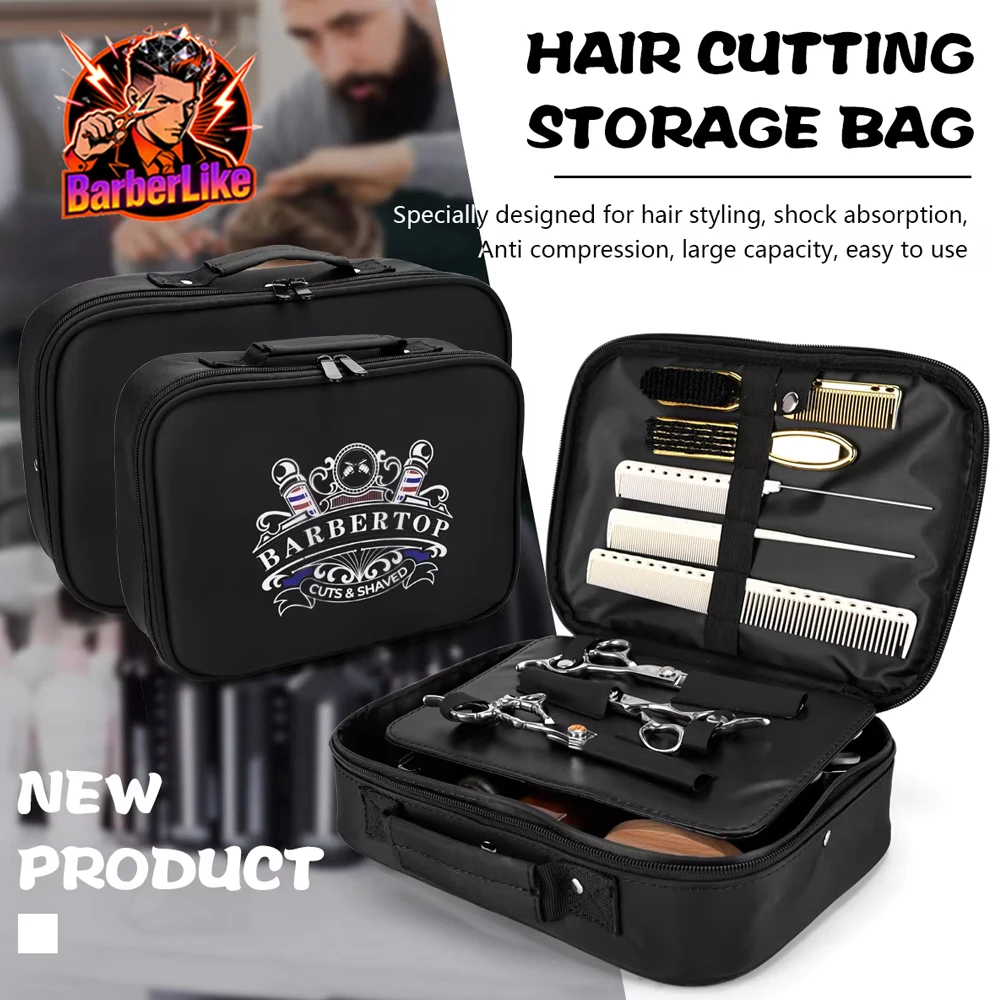 Barber Electric Clipper Bag Salon Hairdressing Tool Storage Bag Carrying Travel Shaver Organizer Trimmer Holder Bag
