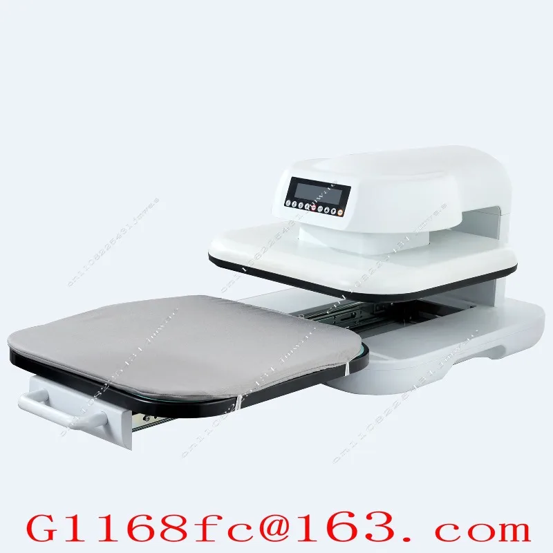 Intelligent Automatic Hot Press Clothes Printing Machine Baseplate Pullable Set Garment 38 * 38cm Heat Transfer Machine
