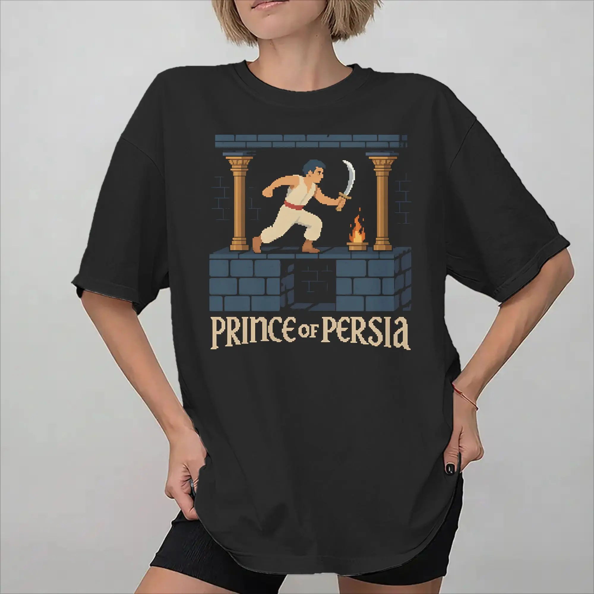 Graphic Printed Prince of Persia T Shirt For Unisex  Pure Cotton Tee Shirt Short Sleeve Clothing
