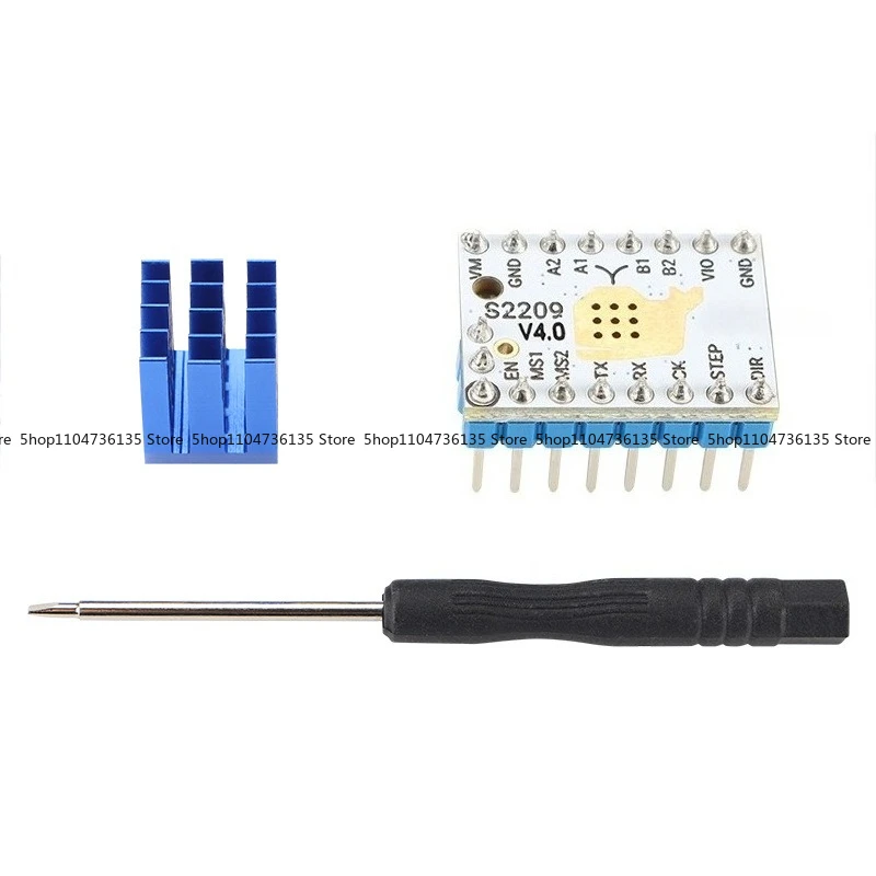 3D Printer Accessories TMC2209V4.0 Silent Stepper Motor Driver, Voltage 5.5v ，High Subdivision