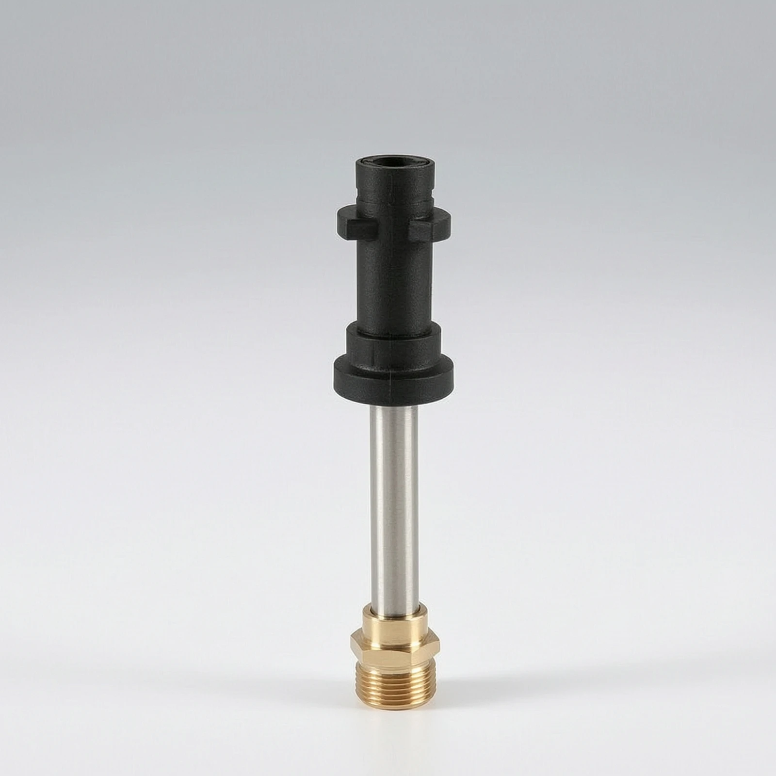 Pressure Washer Extension Rod Adapter Stainless Steel Pressure Washer Lance Adapter Extension Rod with Brass Fitting Threaded