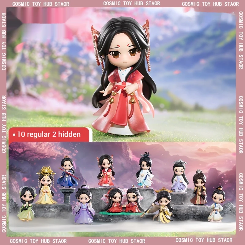 

Hot New Product Fox Demon Little Red Lady Monthly Red Edition Series Handheld Blind Box Trendy Collection Ornament Festival Gift
