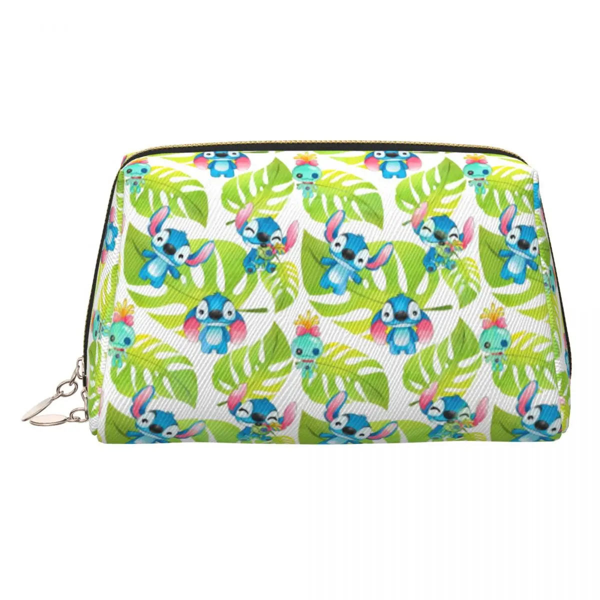 

Custom Stitch Cartoons Moives Cosmetic Bag Women Kawaii Big Capacity Hot Makeup Case Beauty Storage Toiletry Bags