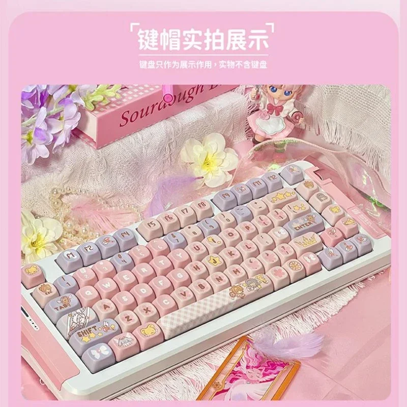 Mifuny Yuumi Keycap LOL Coffee-Sweetheart Anime Key Caps Custom Cherry/MOA Pbt Keycaps voor mechanische toetsenbordaccessoires Cadeau