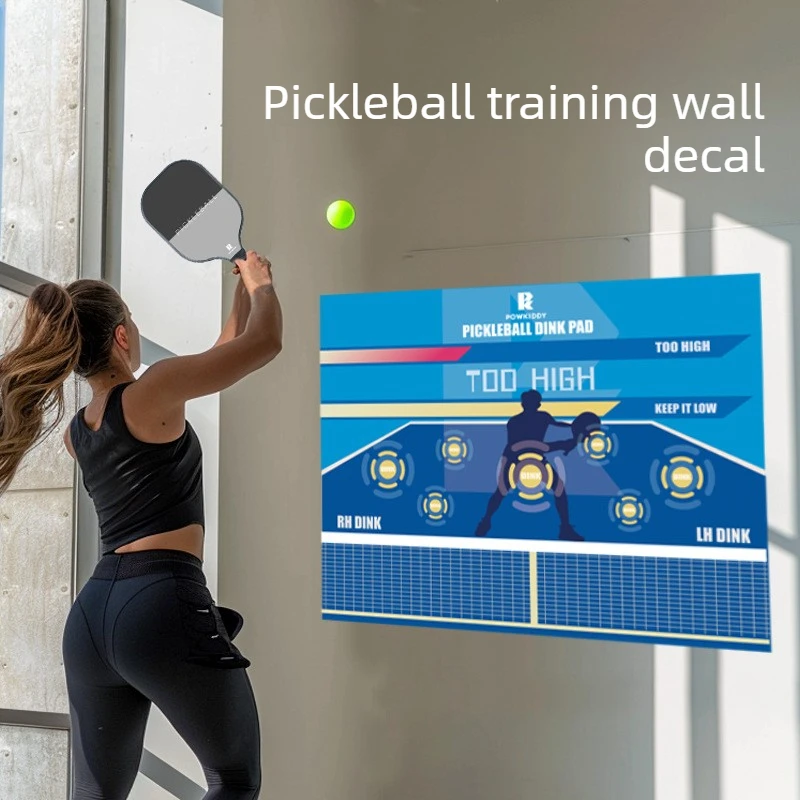 

Professional Pickleball Training Stickers Strong Adhesion Pickleball Wallpaper Durable Pickleballs Trainer Portable Sports Parts