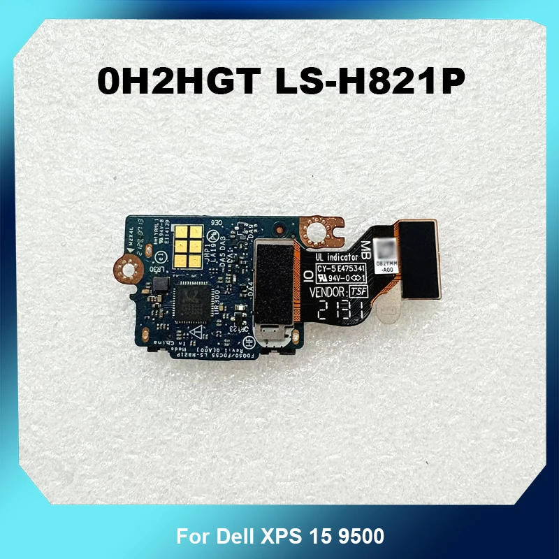 Laptop SD Card Audio IO Board 0H2HGT LS-H821P For Dell XPS 15 9500 Headphone Jack SD Reader Sub Board