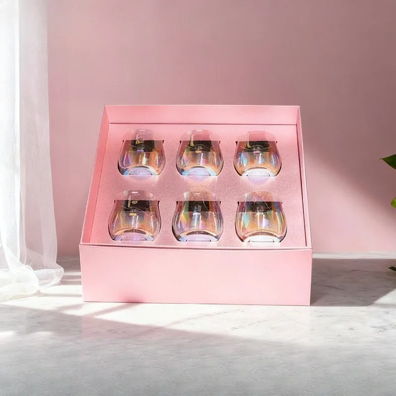 Rainbow water high value crystal household water cute girl gift box set